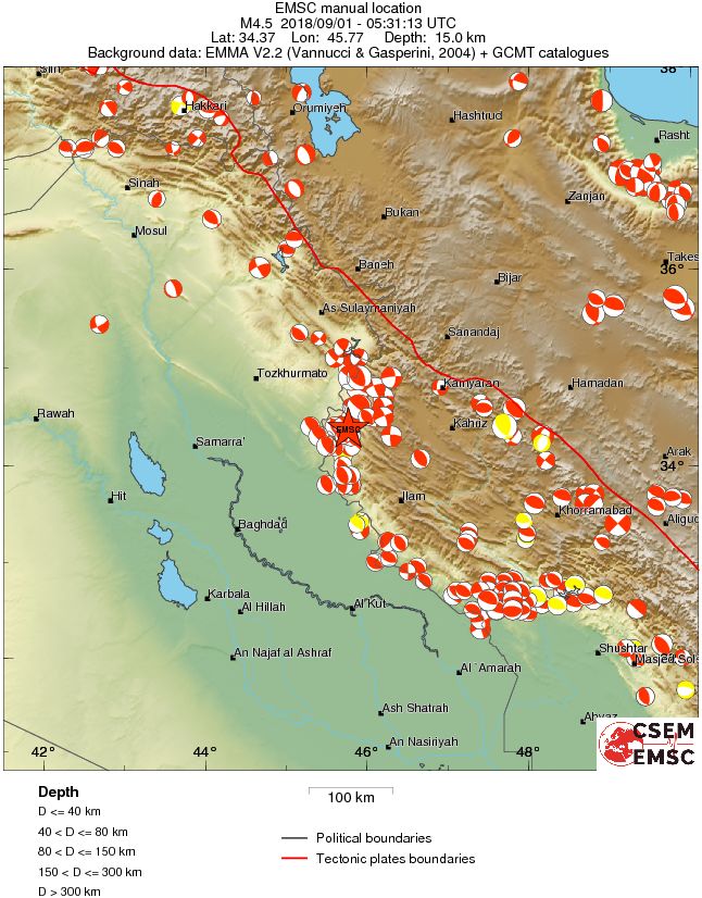 Regional moment Tensor