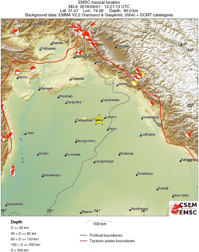 Regional moment Tensor