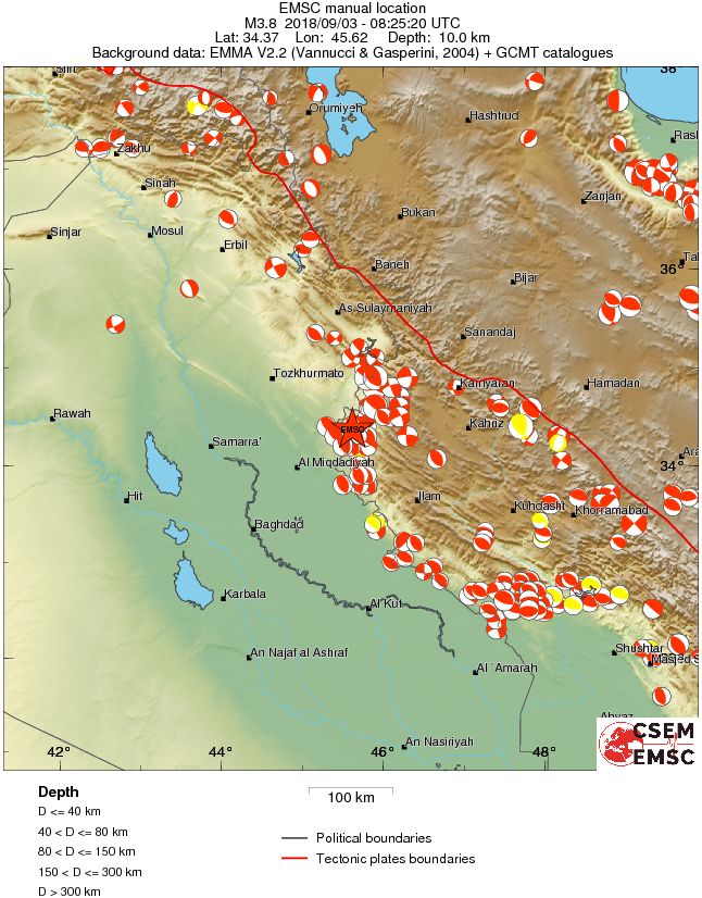 Regional moment Tensor