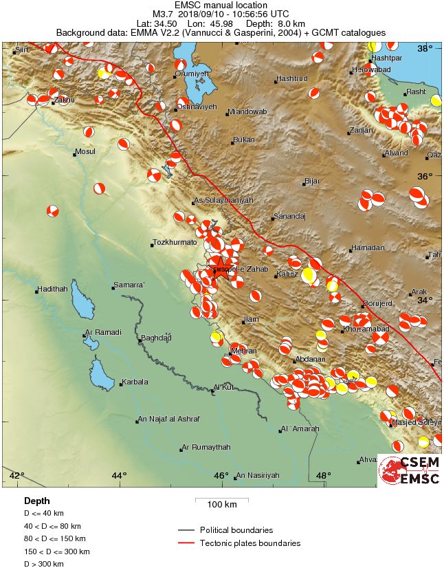 Regional moment Tensor