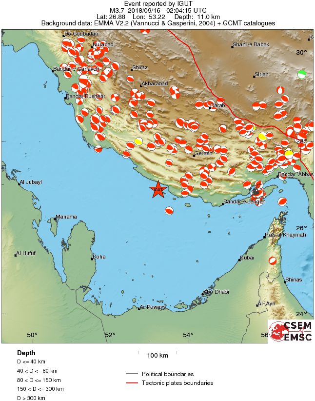 Regional moment Tensor