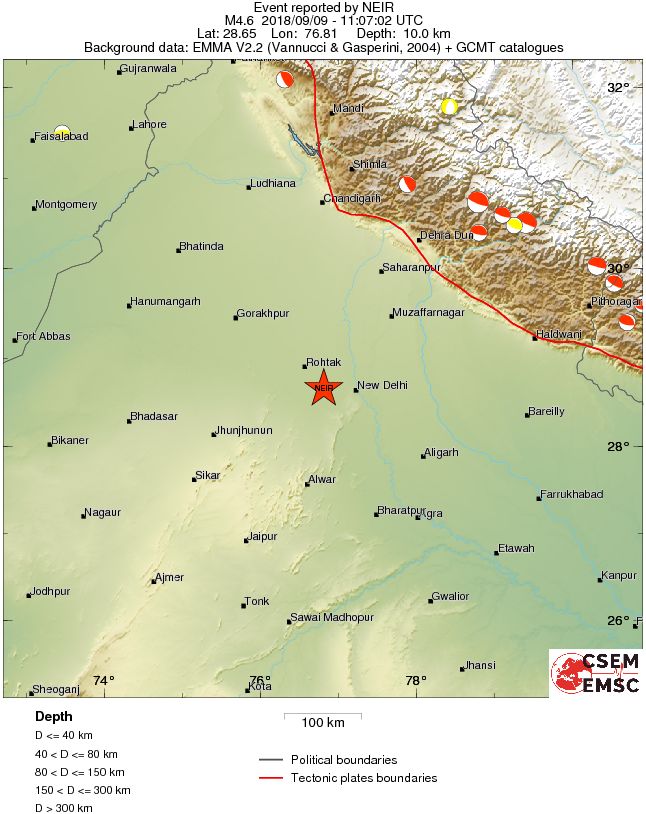 Regional moment Tensor