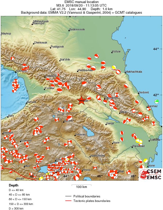 Regional moment Tensor