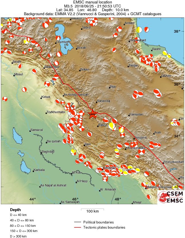 Regional moment Tensor