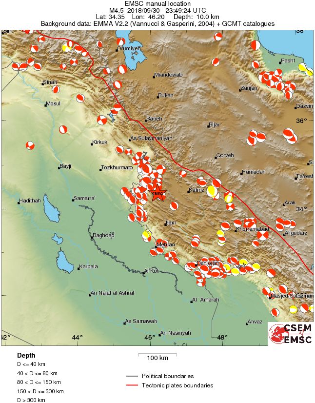 Regional moment Tensor
