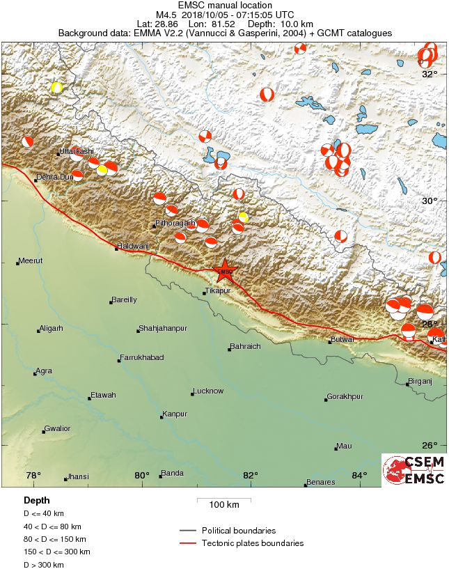 Regional moment Tensor