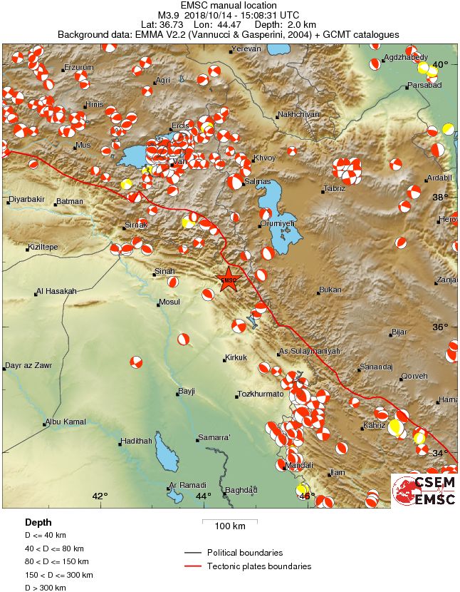Regional moment Tensor