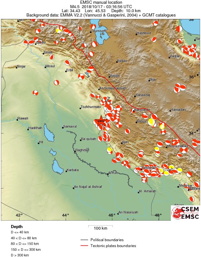 Regional moment Tensor