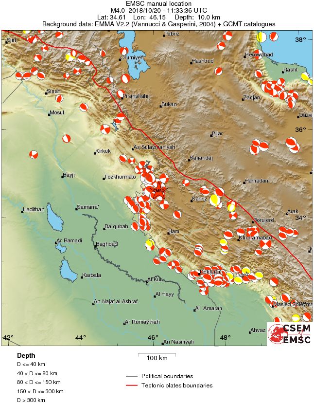 Regional moment Tensor
