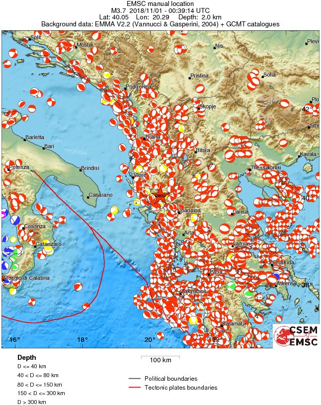 Regional moment Tensor