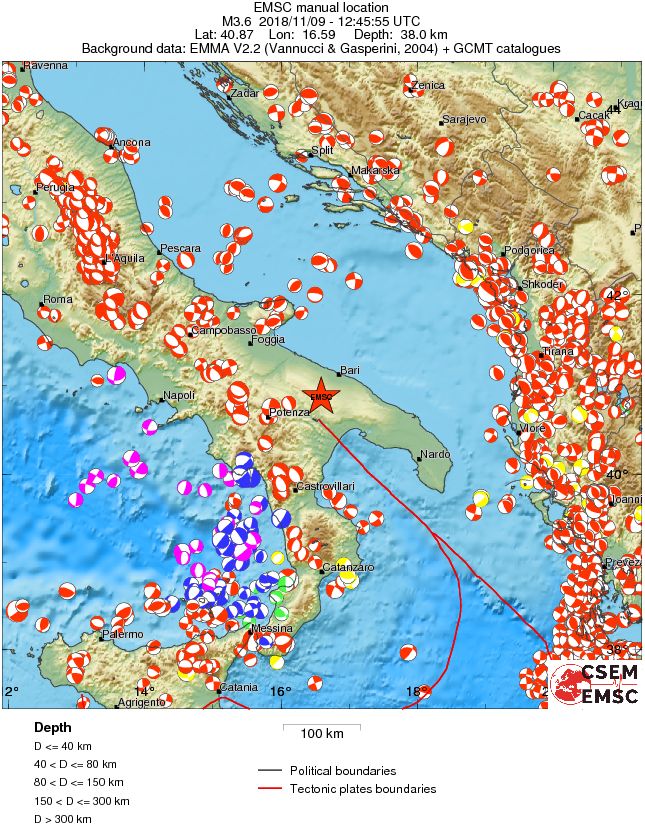 Regional moment Tensor