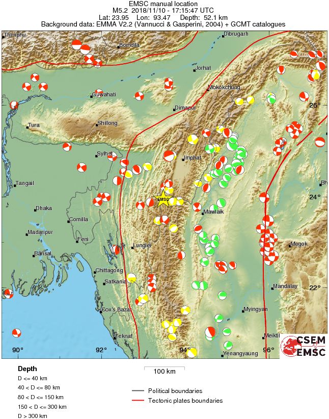 Regional moment Tensor
