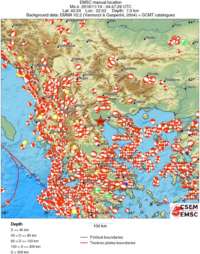 Regional moment Tensor