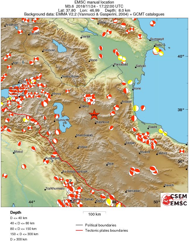 Regional moment Tensor