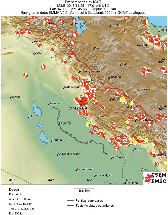 Regional moment Tensor