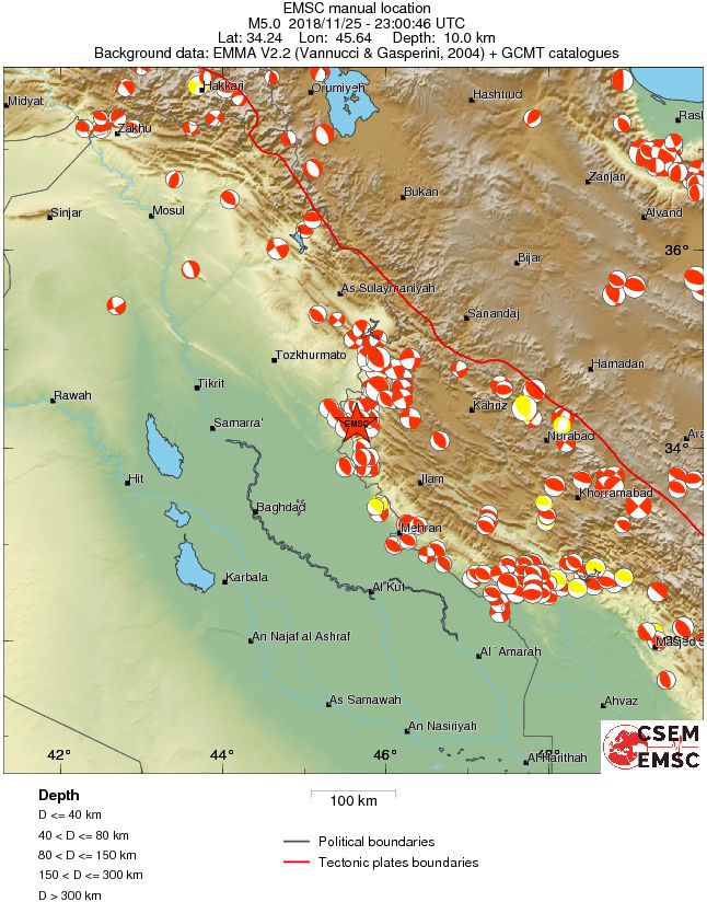 Regional moment Tensor