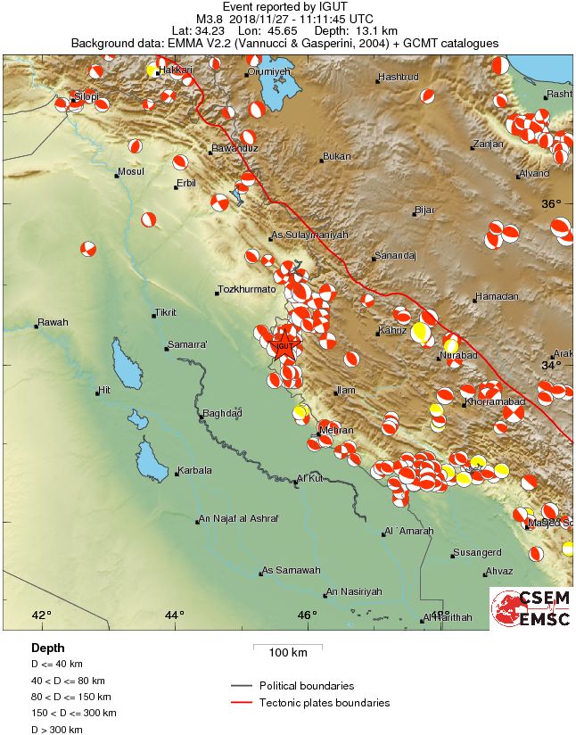 Regional moment Tensor