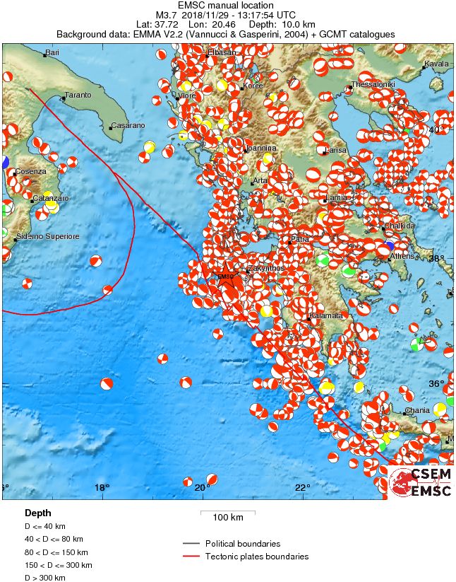 Regional moment Tensor