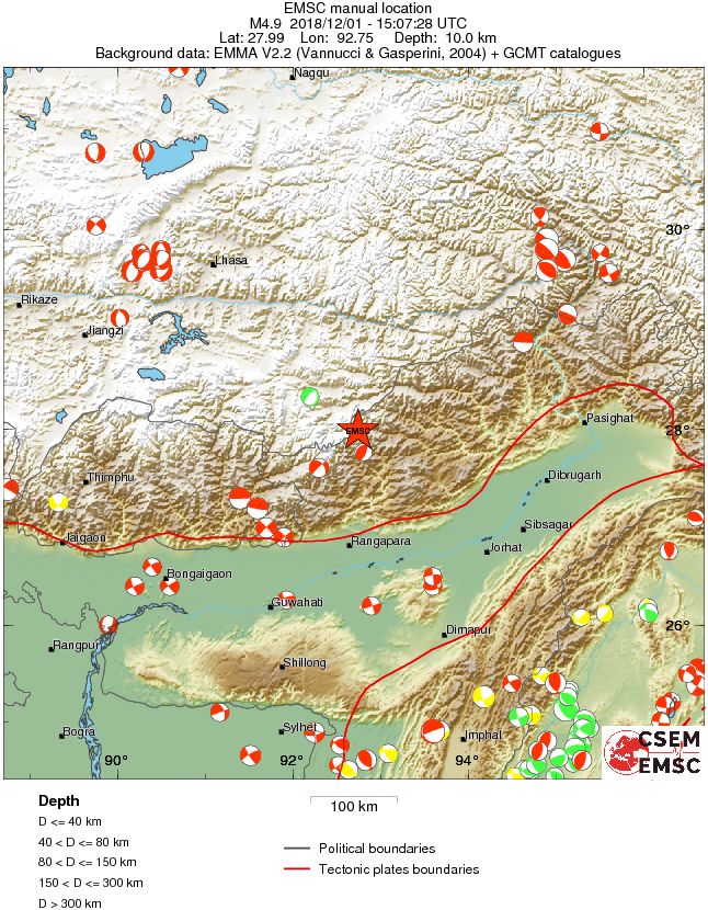Regional moment Tensor
