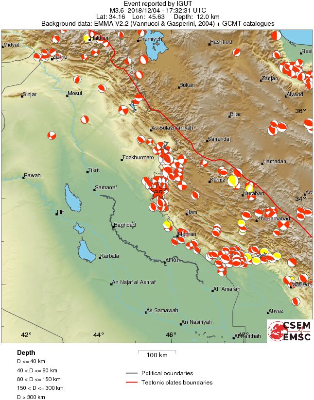 Regional moment Tensor