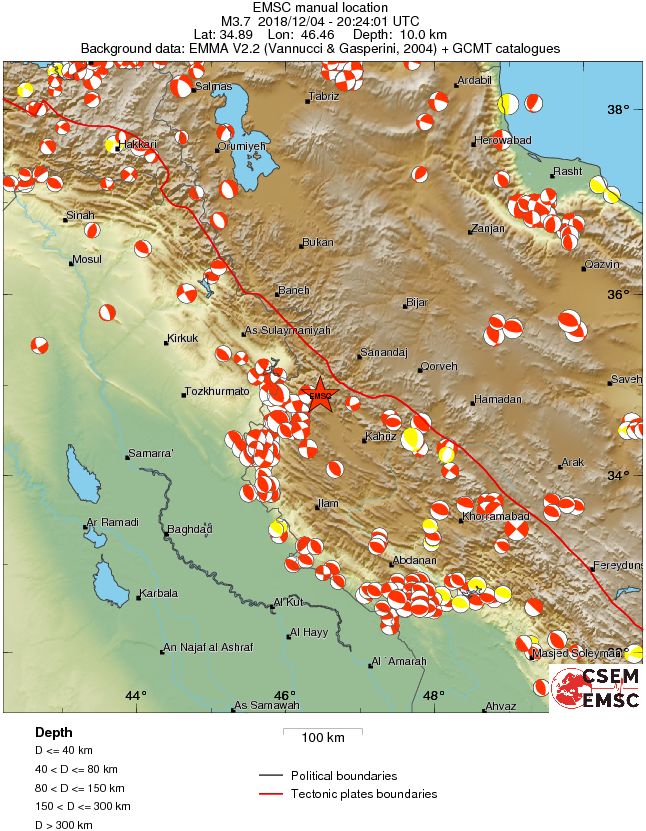 Regional moment Tensor
