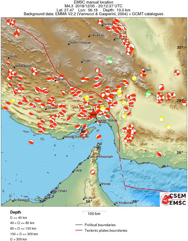 Regional moment Tensor