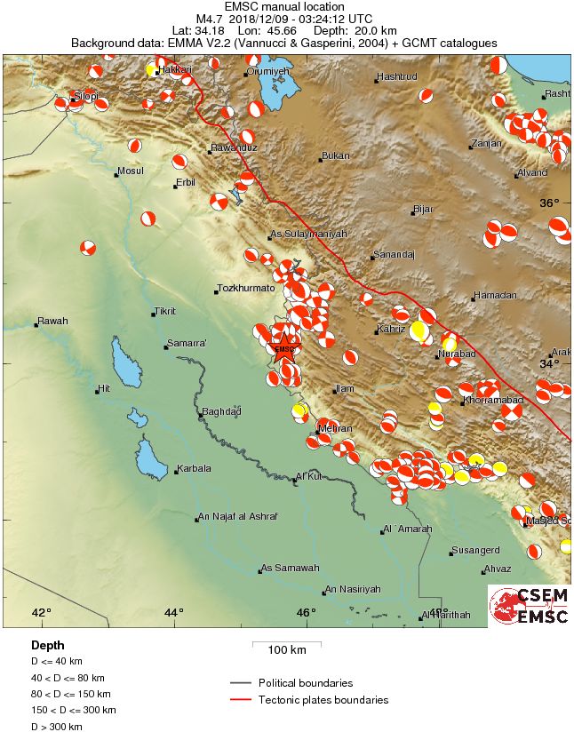 Regional moment Tensor