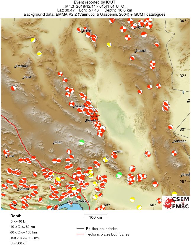Regional moment Tensor
