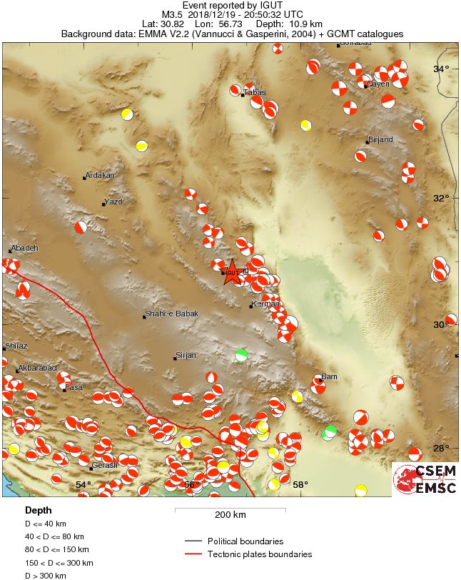 Regional moment Tensor