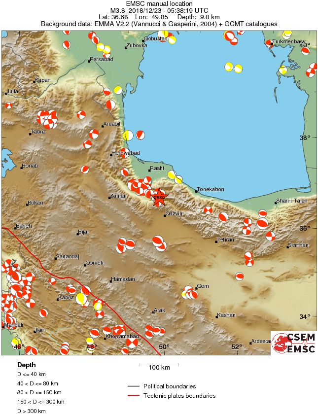 Regional moment Tensor