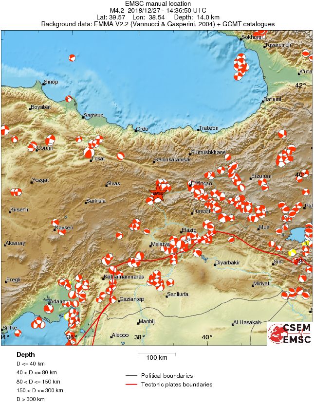 Regional moment Tensor