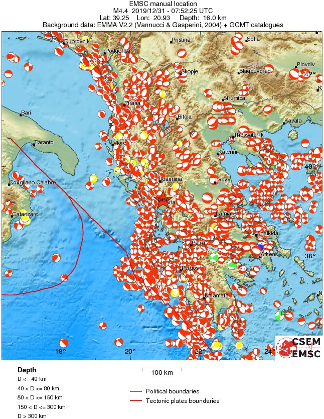 Regional moment Tensor