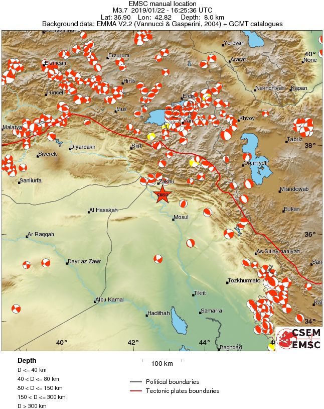 Regional moment Tensor
