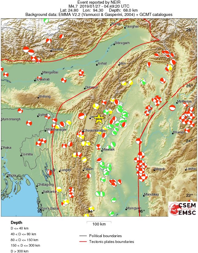 Regional moment Tensor