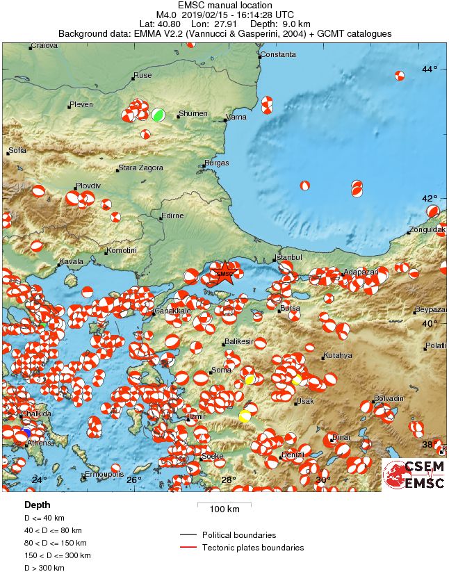 Regional moment Tensor