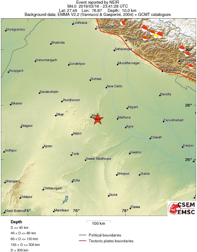 Regional moment Tensor