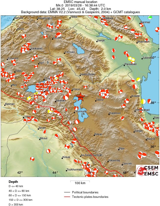 Regional moment Tensor