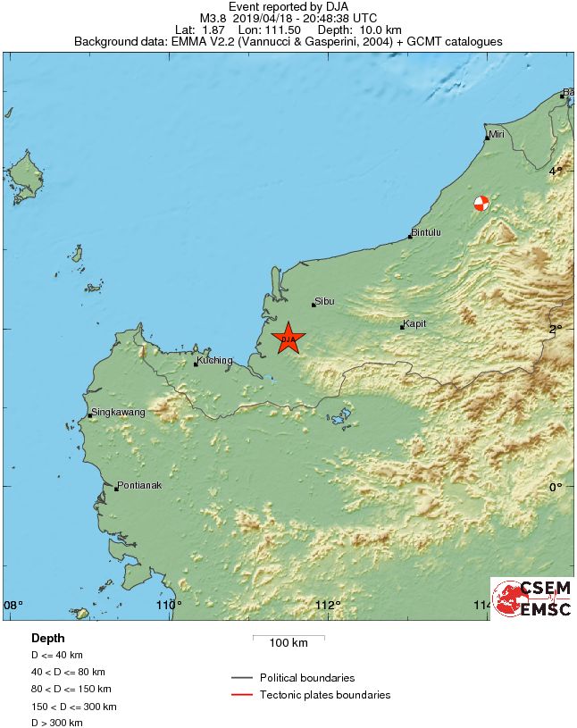 Regional moment Tensor