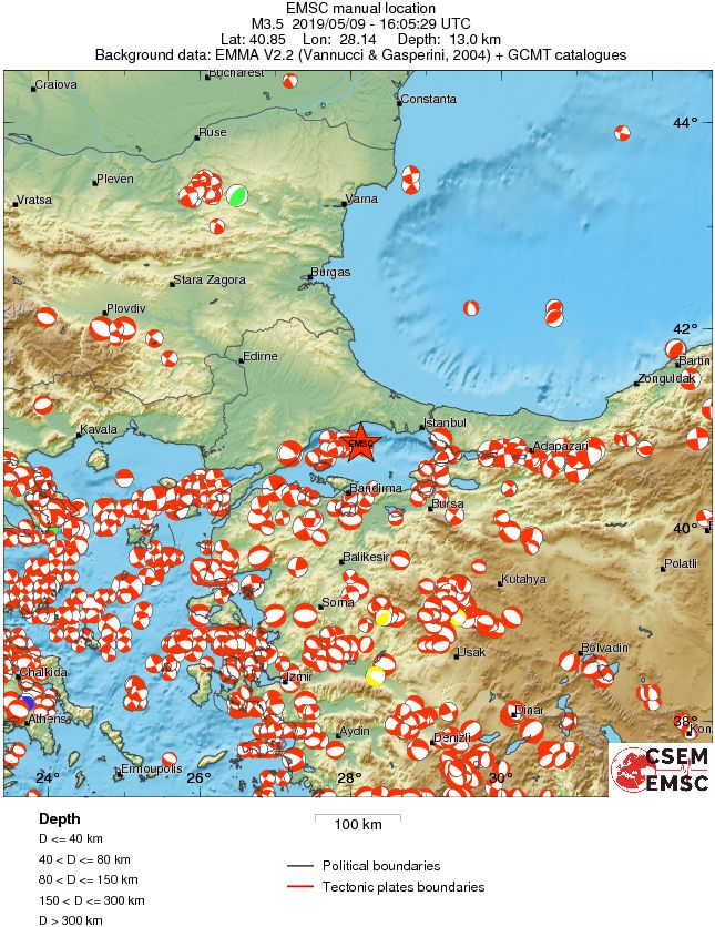 Regional moment Tensor