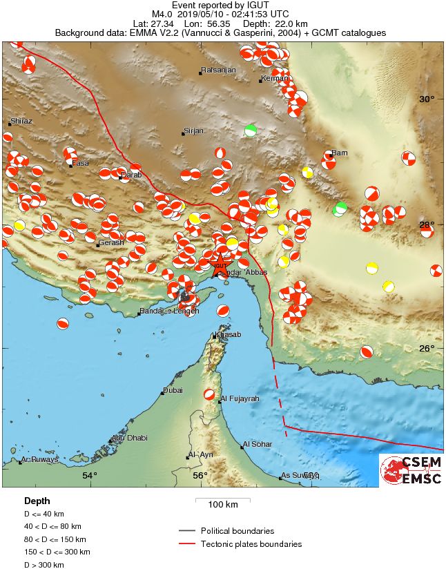 Regional moment Tensor