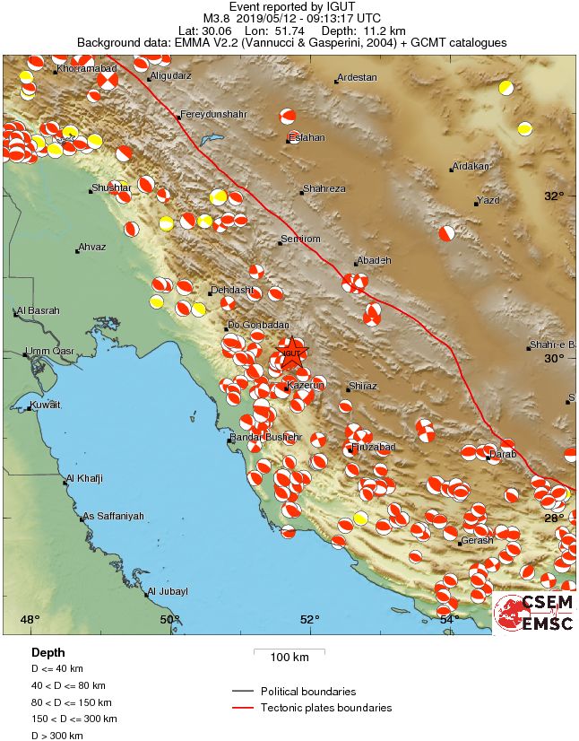 Regional moment Tensor