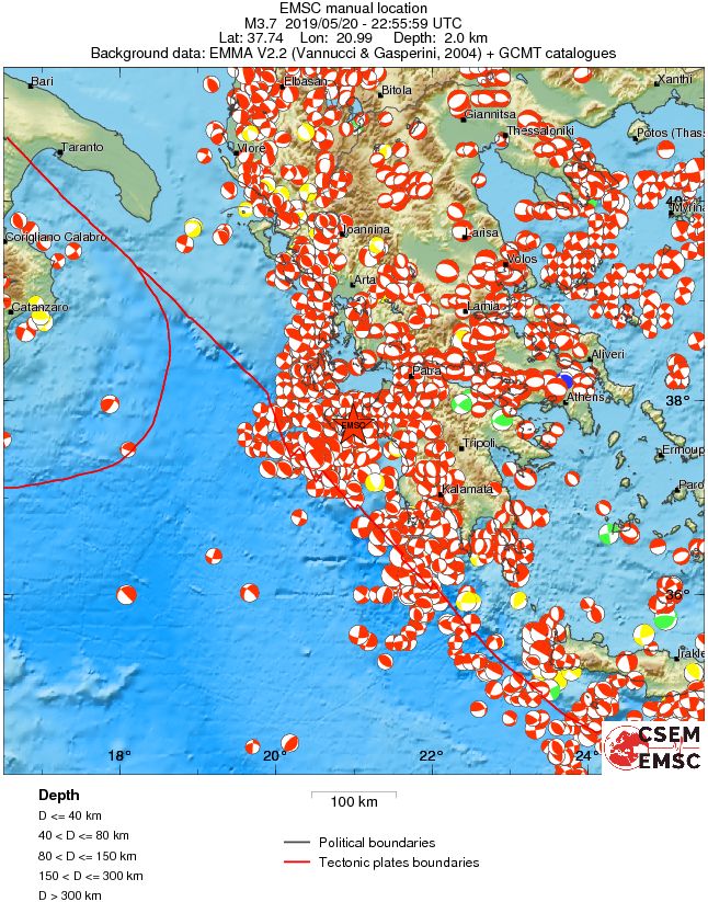 Regional moment Tensor