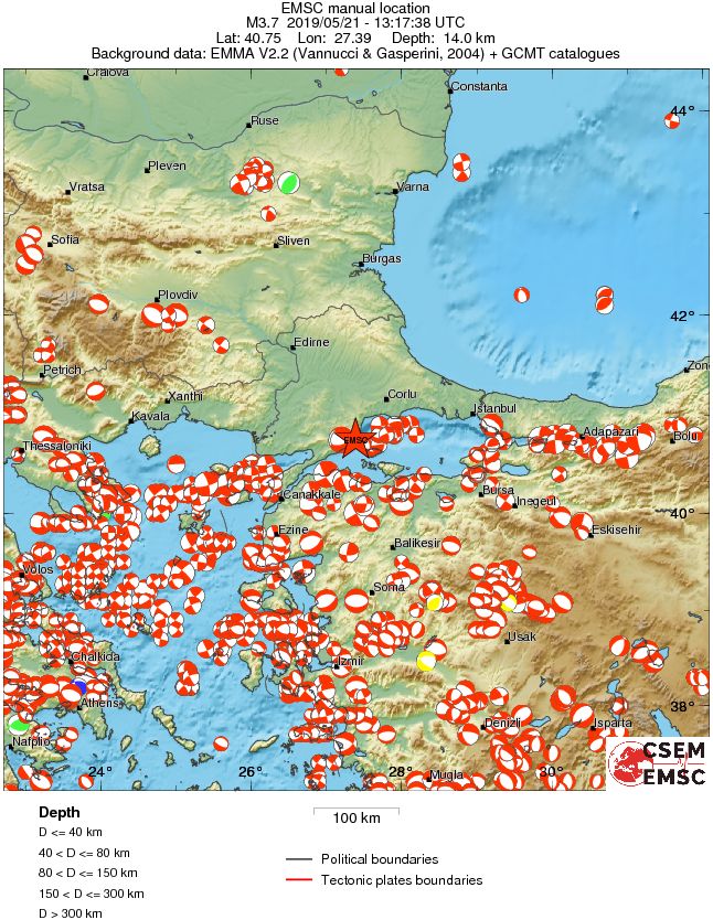 Regional moment Tensor