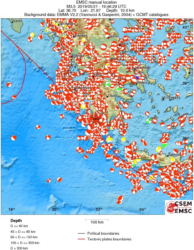 Regional moment Tensor