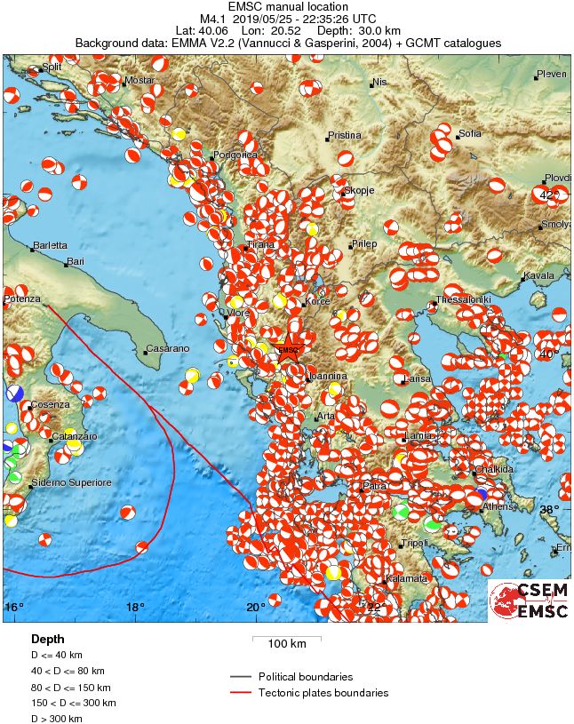 Regional moment Tensor
