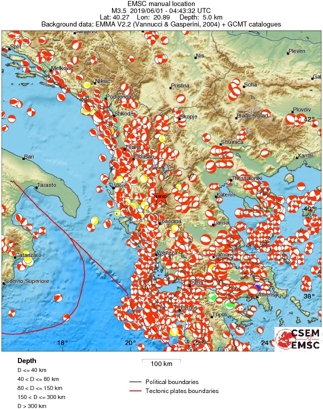 Regional moment Tensor