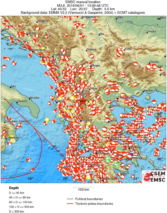 Regional moment Tensor