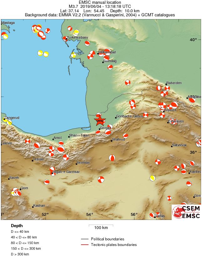 Regional moment Tensor