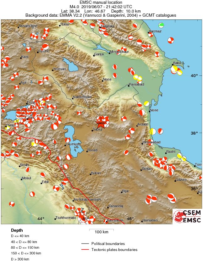 Regional moment Tensor