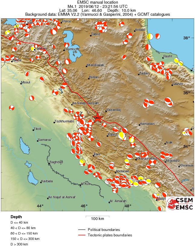 Regional moment Tensor
